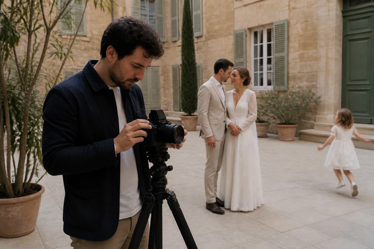 Photographe pour reportage de mariage et événement familial à Mauguio